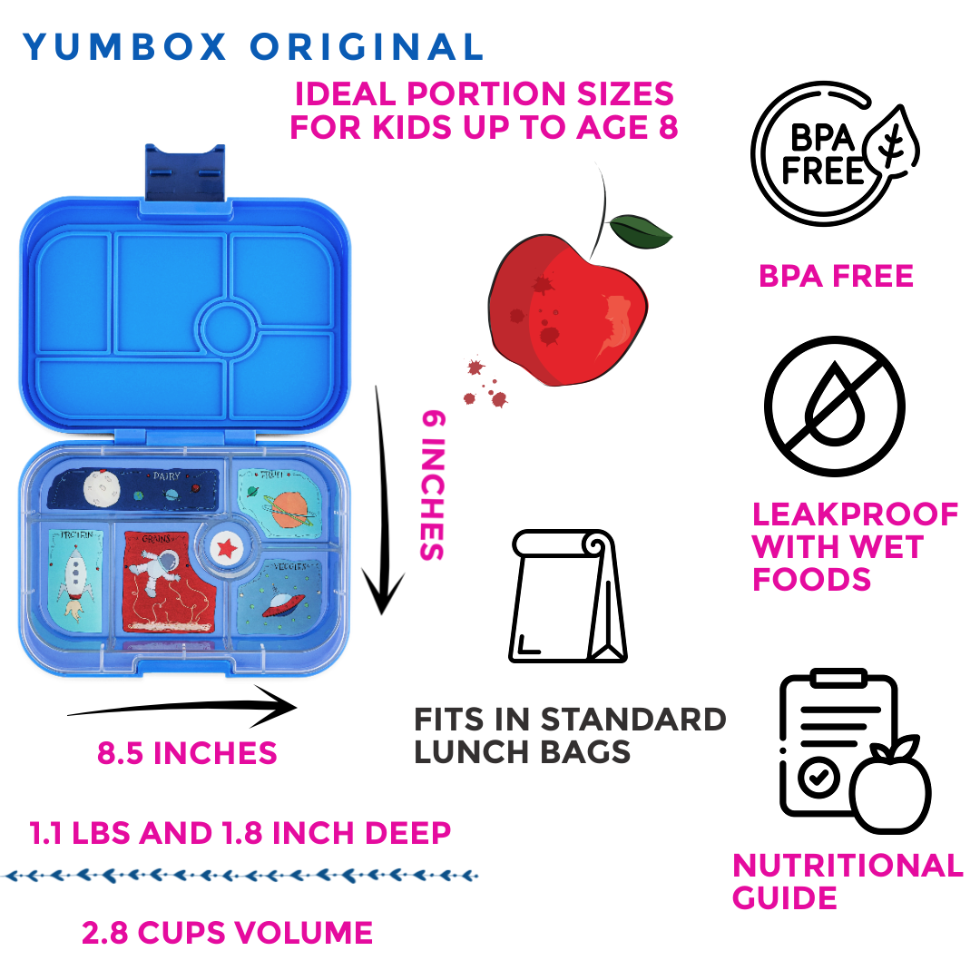 Yumbox Original 6-compartment Lunch Box (14 Designs)