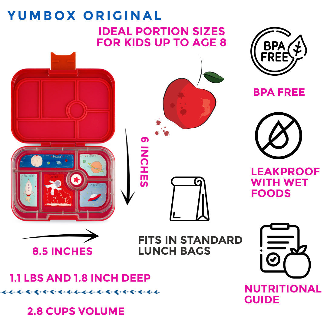 Yumbox Original 6-compartment Lunch Box (14 Designs)