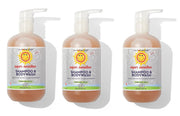 California Baby Shampoo Bodywash, 19oz - Super Sensitive (3-pack) - exp 03/28