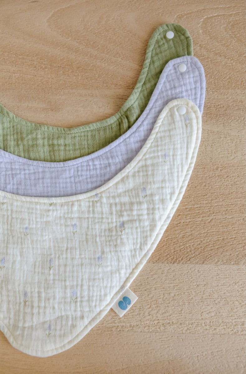 Soft Spot Bandana Bib, 3pk (7 Designs)