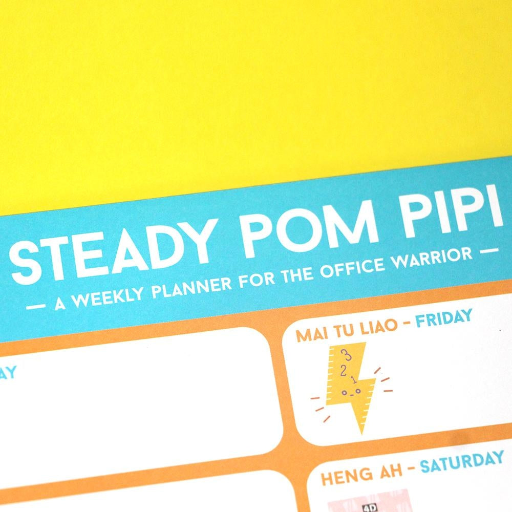 The Little Drom Store Strangely Singaporean Weekly Planner / Memo Pads