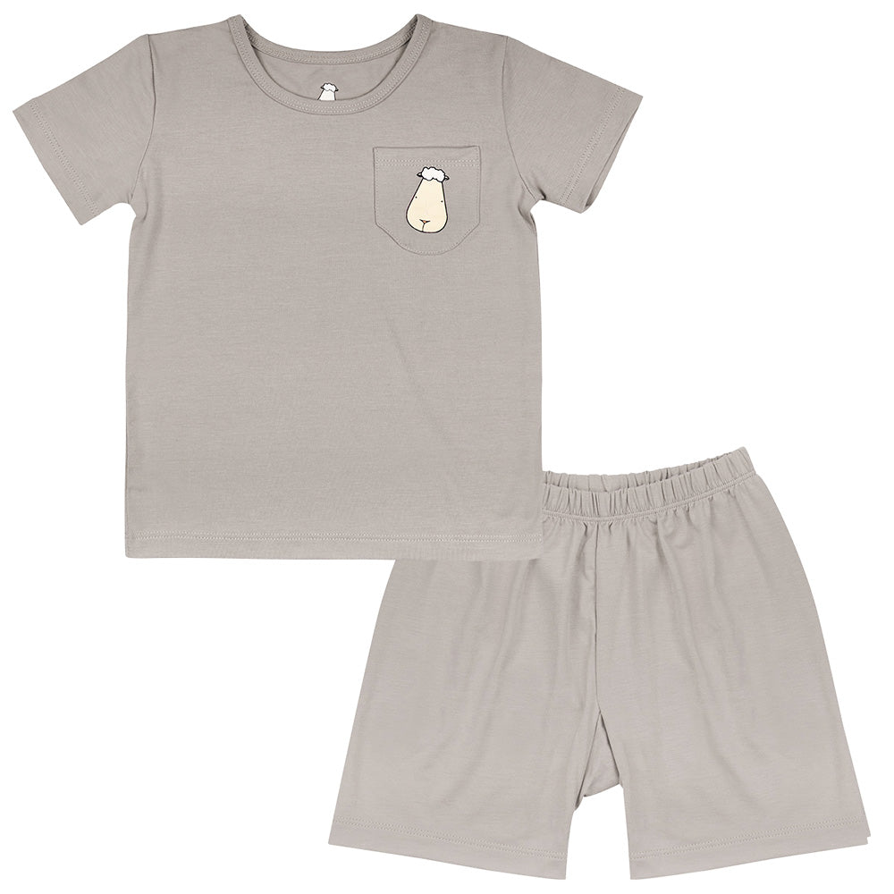 Baa Baa Sheepz Short Sleeve T-Shirt & Shorts - Dark Grey (3 Sizes)