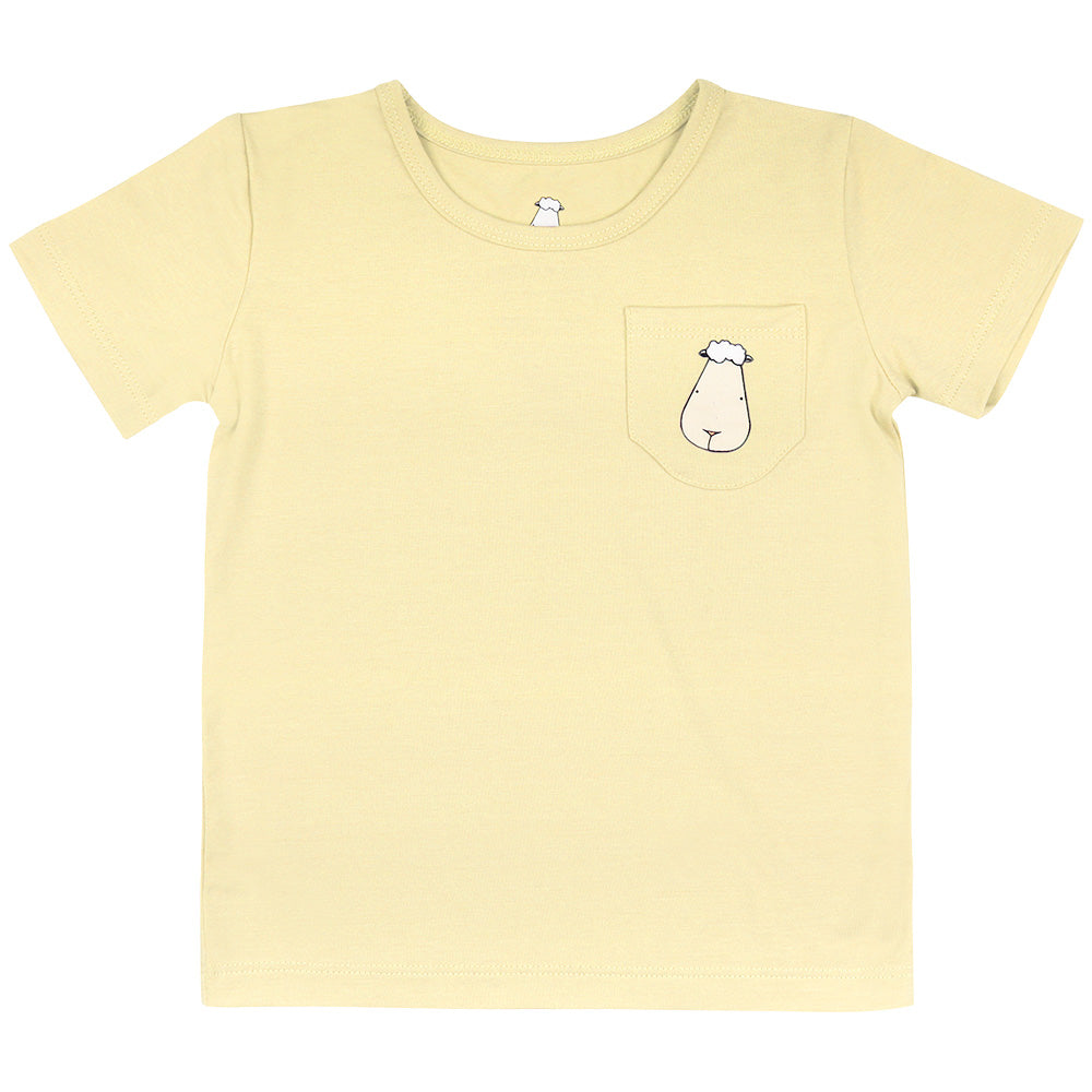 Baa Baa Sheepz Short Sleeve T-Shirt & Shorts - Butter (4 Sizes)
