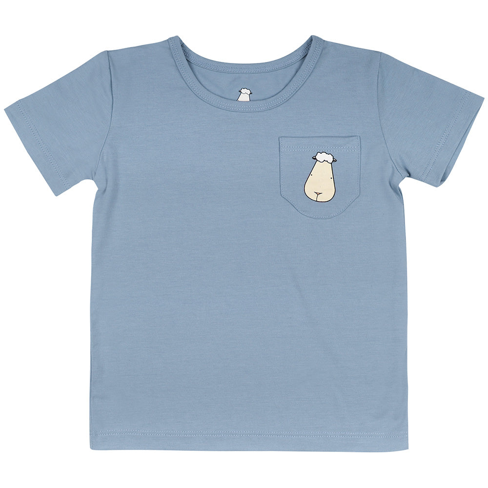 Baa Baa Sheepz Short Sleeve T-Shirt & Shorts - Ocean