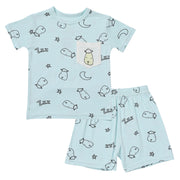 Baa Baa Sheepz Short Sleeve T-Shirt & Shorts - Sweet Dreams Baa Baa Blue (5 Sizes)