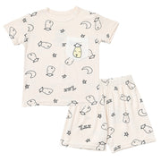 Baa Baa Sheepz Short Sleeve T-Shirt & Shorts - Sweet Dreams Baa Baa Yellow (6 Sizes)