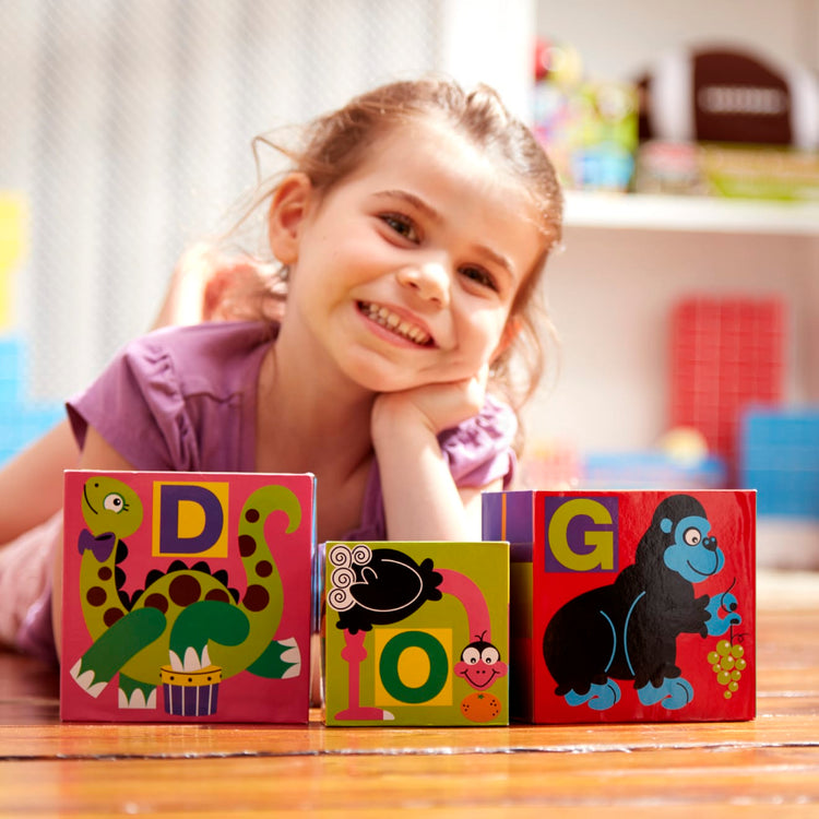 Melissa & Doug Alphabet Nesting and Stacking Blocks