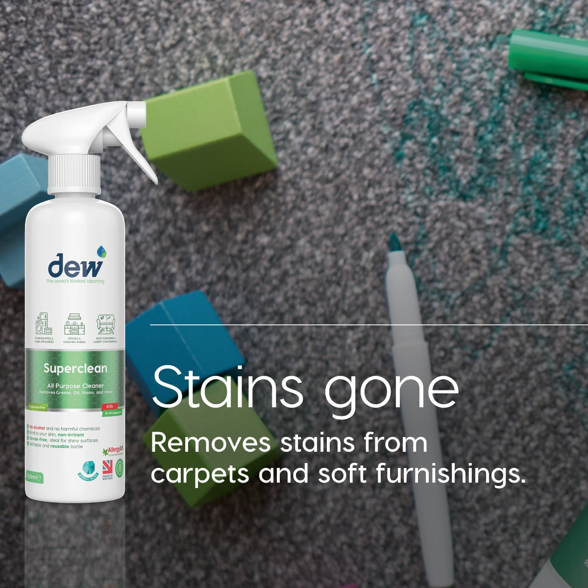 Dew Superclean Fragrance-Free, 500ml (Exp 08/26)