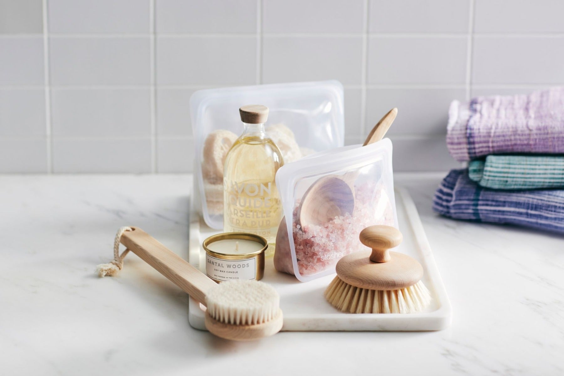 Stasher Reusable Silicone Stand-Up Mini Bag (28oz) - Pupsik Singapore