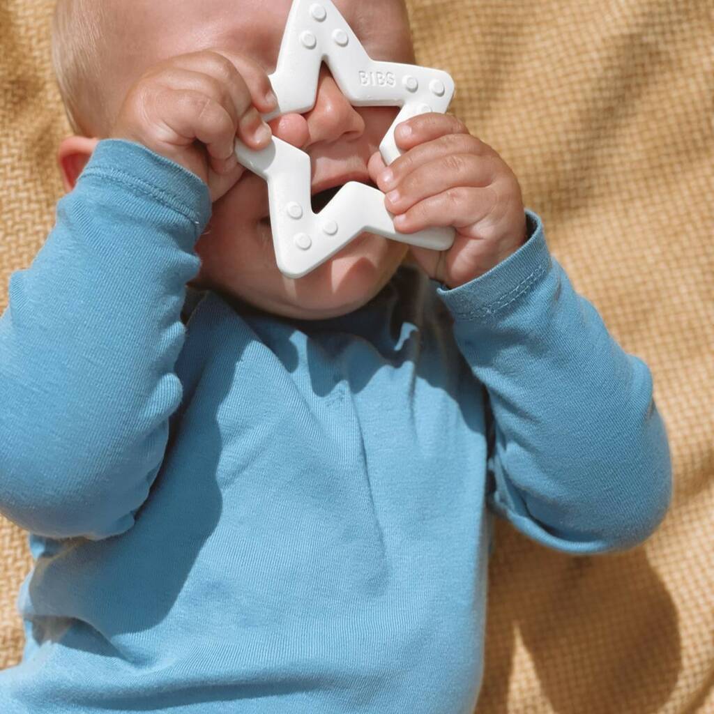 Bibs Baby Bitie Star Teether (3 Colors) - Made in Denmark/EU