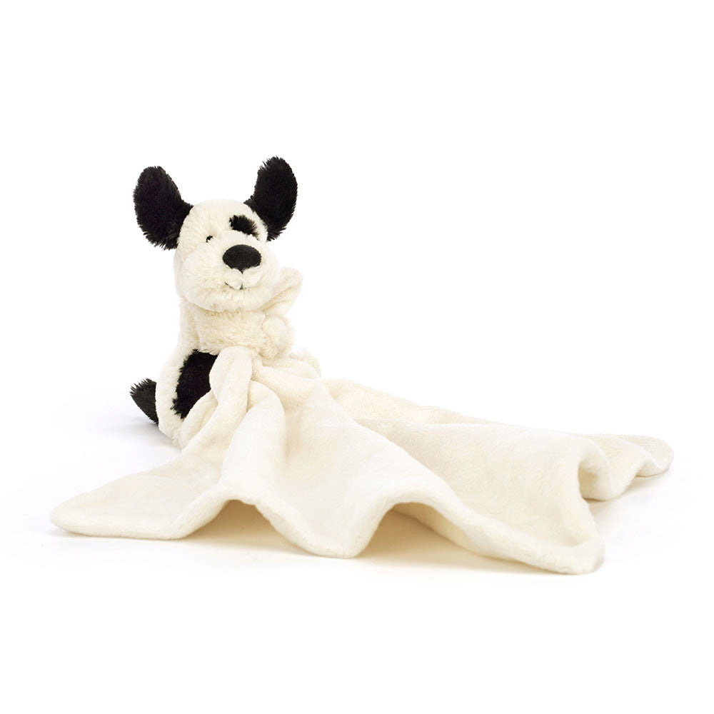 Jellycat Bashful Black & Cream Puppy Soother (New)