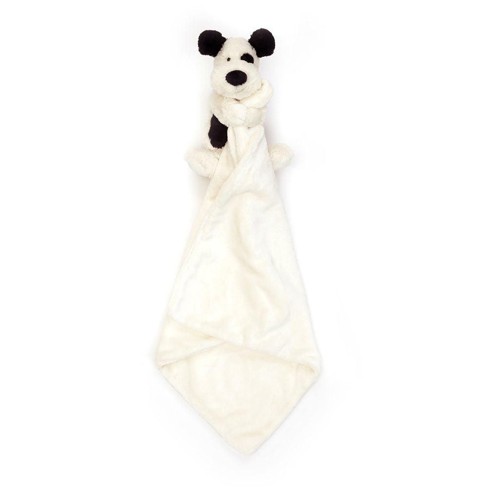 Jellycat Bashful Black & Cream Puppy Soother (New)
