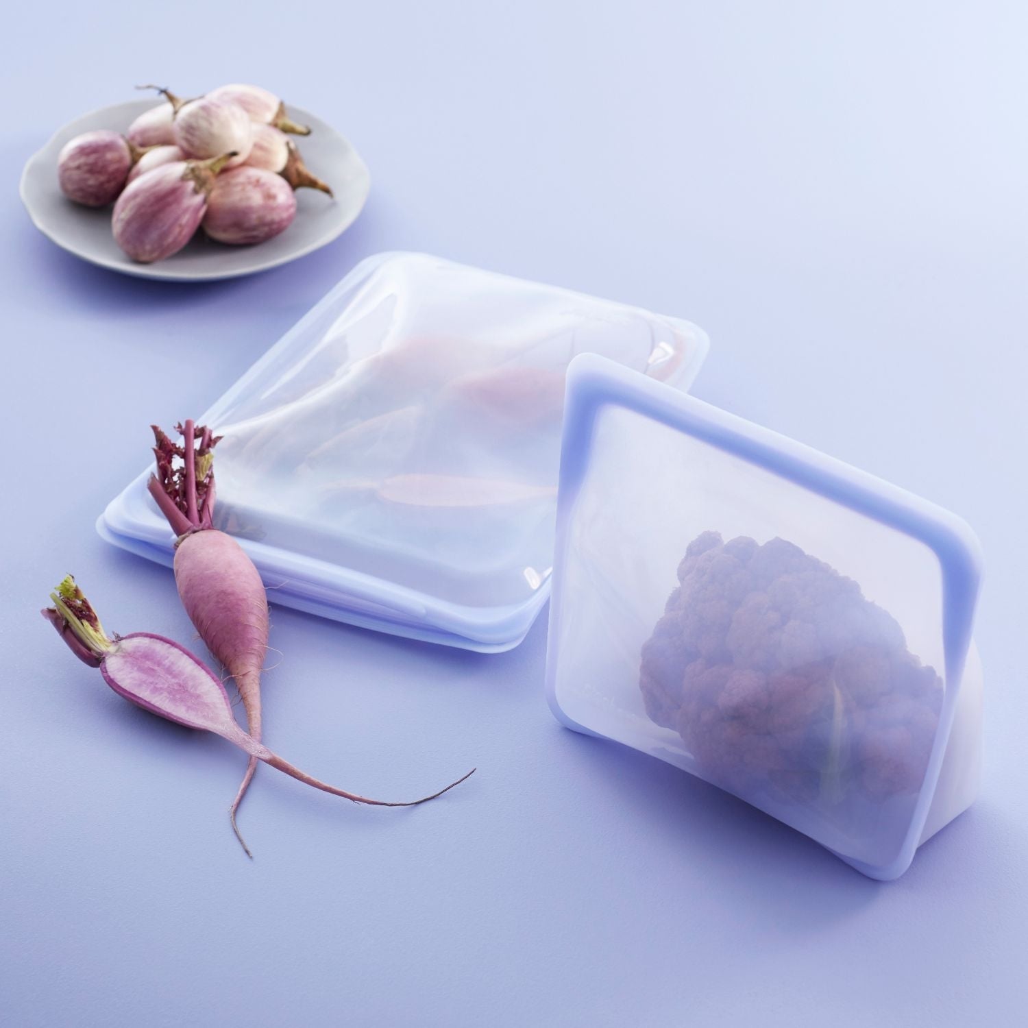Stasher Reusable Silicone Half Gallon Bag (1.9L) (4 Colours) - Pupsik Singapore