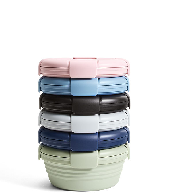 Stojo Silicone Collapsible Bowl, 36oz, 1.1L (6 colors)