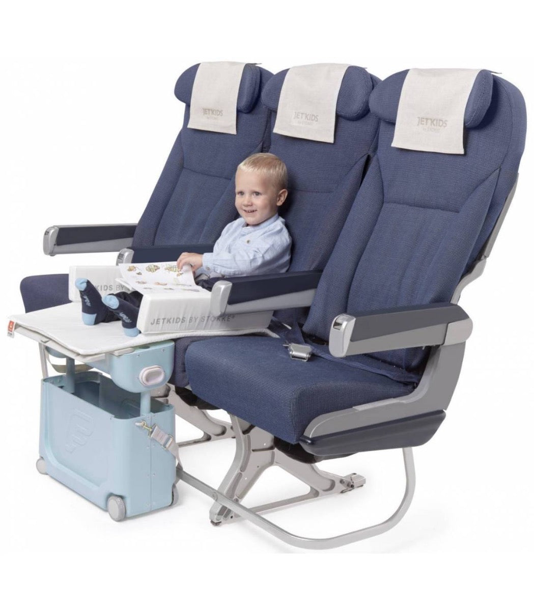JetKids by Stokke Bed Box Airplane Ride/Carry/Sleep-On Suitcase V3 (4 Colours) - Pupsik Singapore