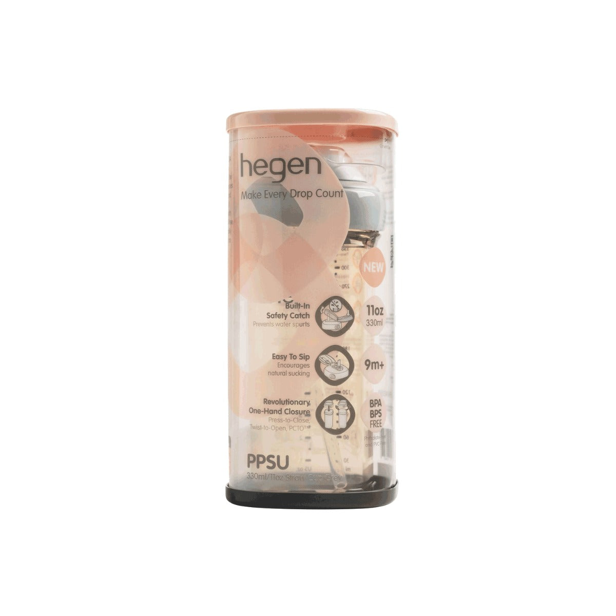 Hegen PCTO™ Straw Cup PPSU, 330ml/11oz (4 Colours) - Pupsik Singapore