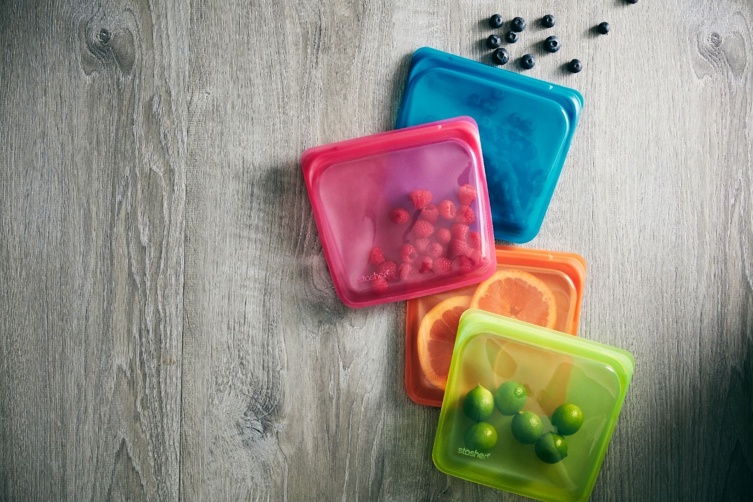 Stasher Reusable Silicone Sandwich Bag, 28 fl oz (17 Designs) - Pupsik Singapore