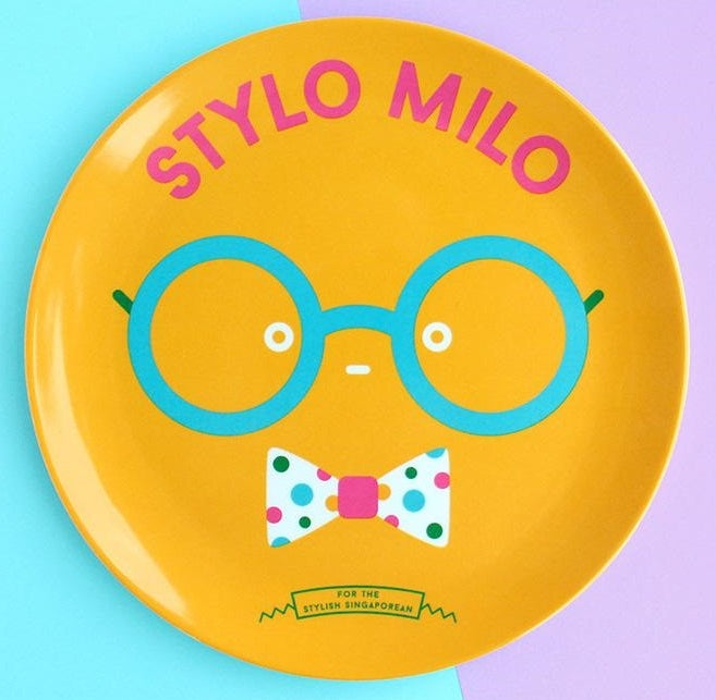 The Little Drom Store Melamine Plate (8 inch) (25 Designs) - Pupsik Singapore