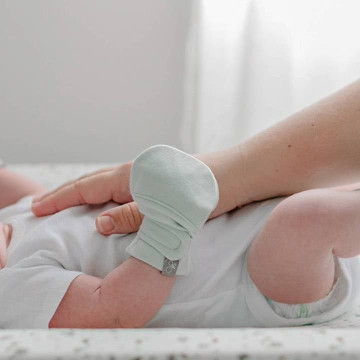 Goumi Bamboo & Organic Cotton Baby Mittens 0-3m (2pk) (4 Designs) - Pupsik Singapore