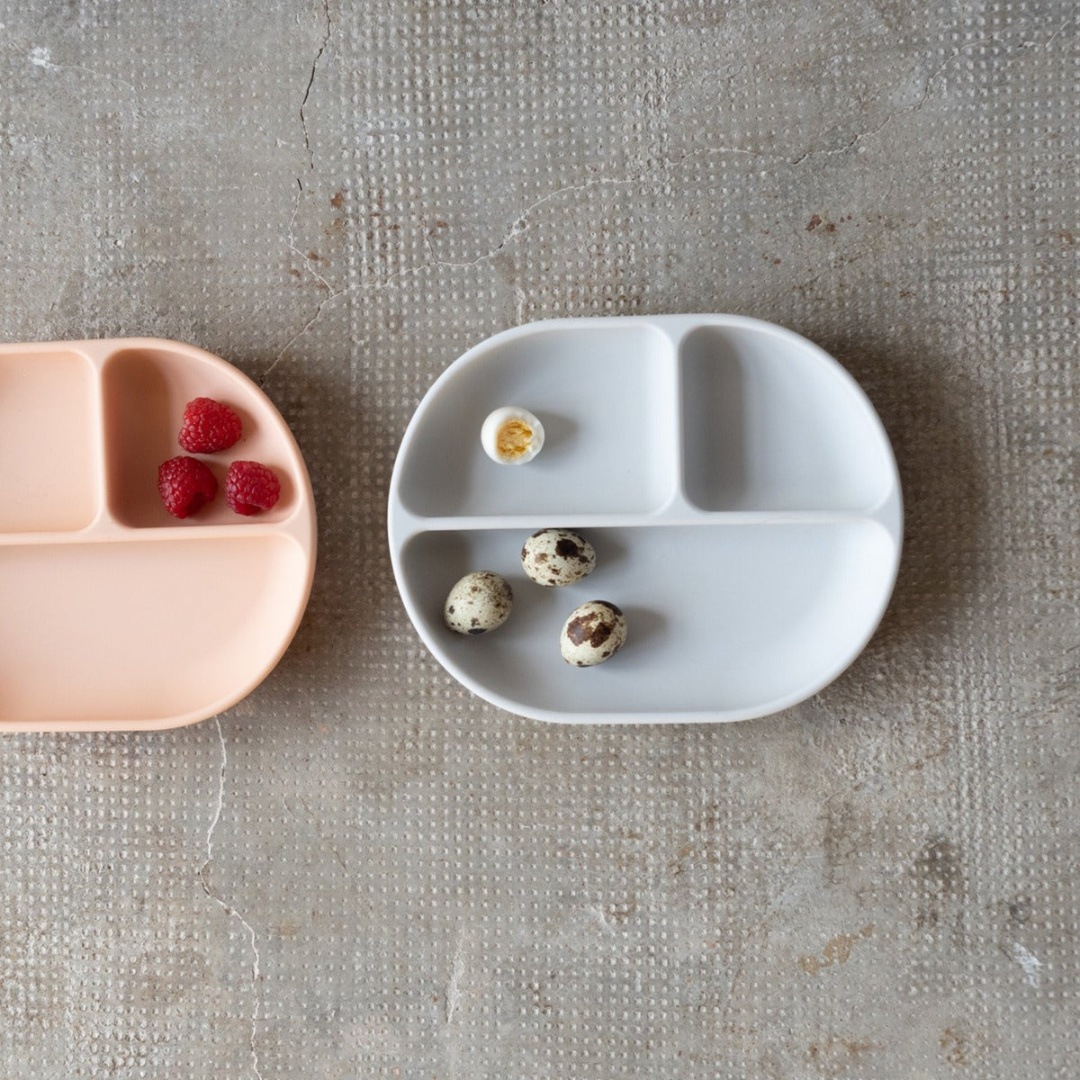 EKOBO Divided Silicone Suction Plate (4 Colors) - Pupsik Singapore