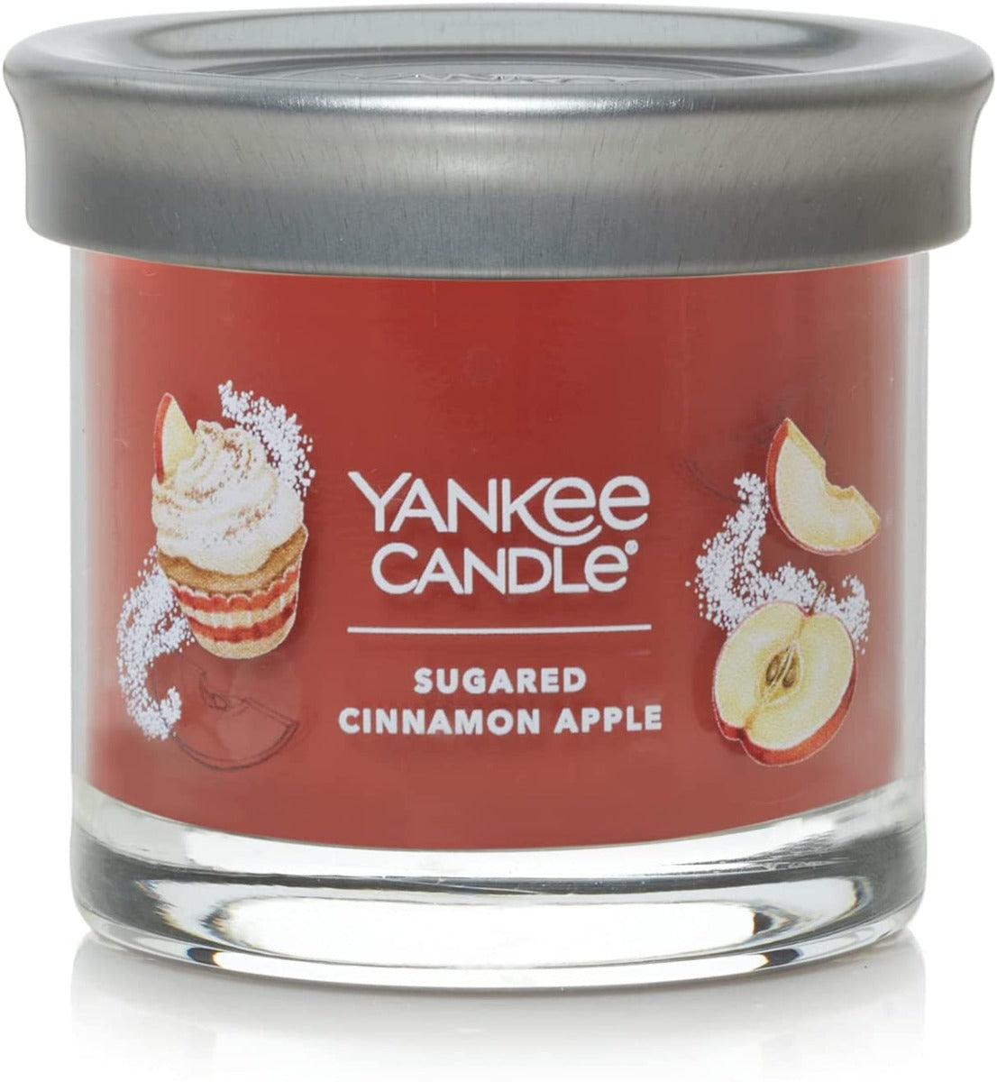 Yankee Candle Signature Small Tumbler Candle, 1- Wick (4.3oz) - Sugared Cinnamon & Apple