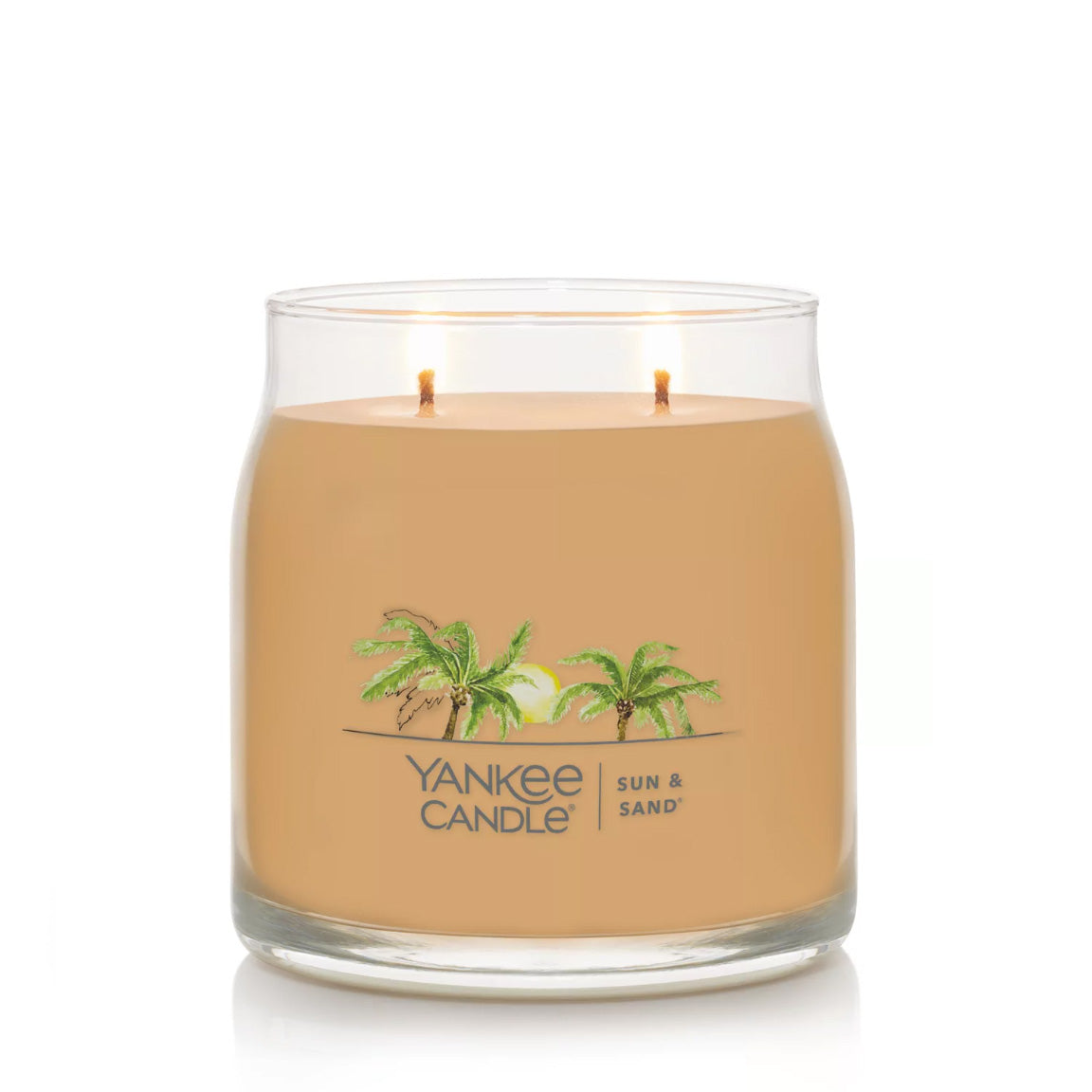 Yankee Candle Signature Medium Jar Candle, 2-wicks (13oz) - Sun & Sand
