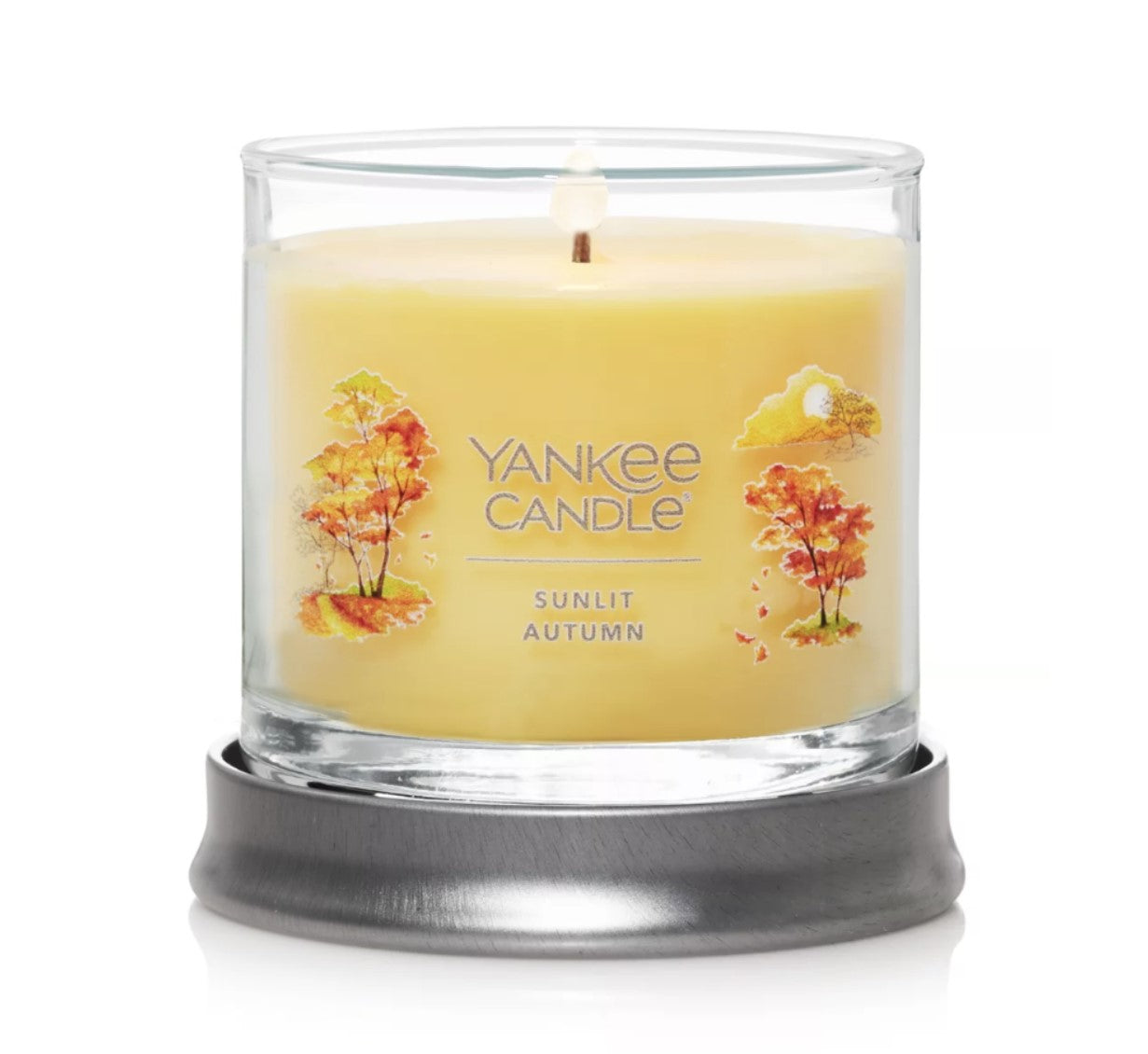 Yankee Candle Signature Small Tumbler Candle, 1- Wick (4.3oz) - Sunlit Autumn