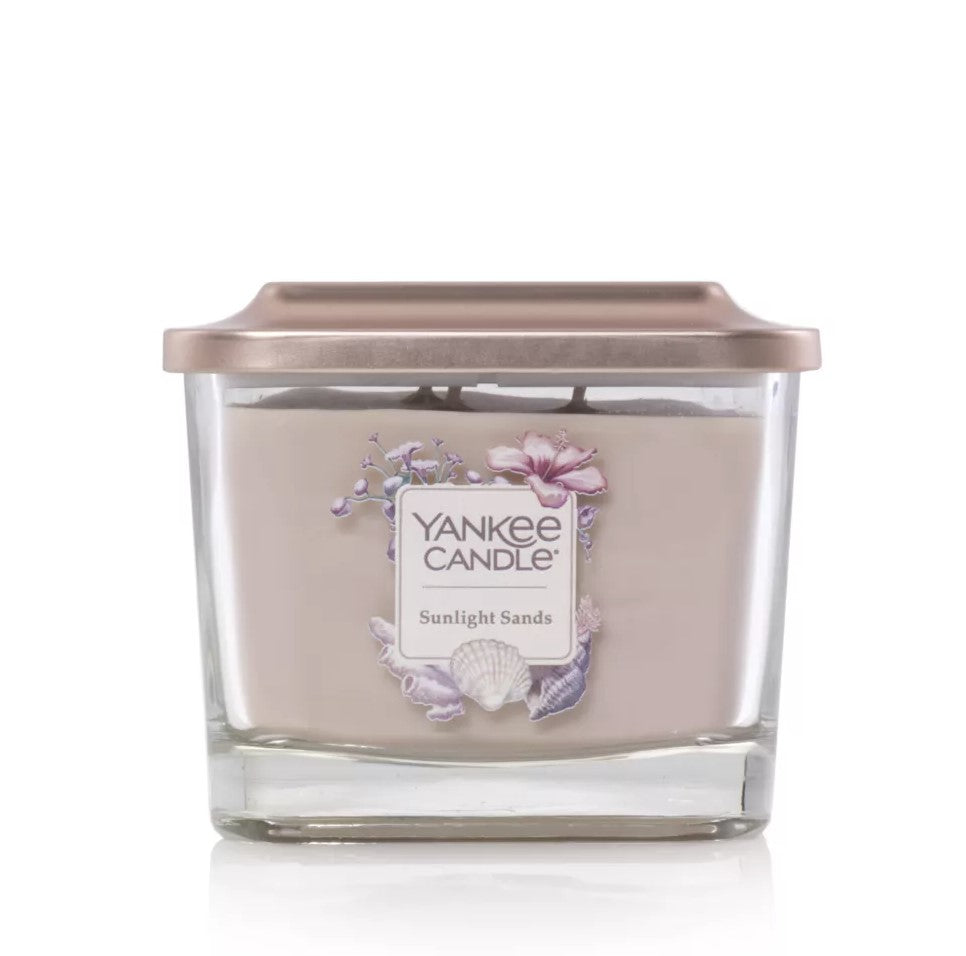 Yankee Candle Medium 3-Wick Square Candle (12.25oz) - Sunlight Sands