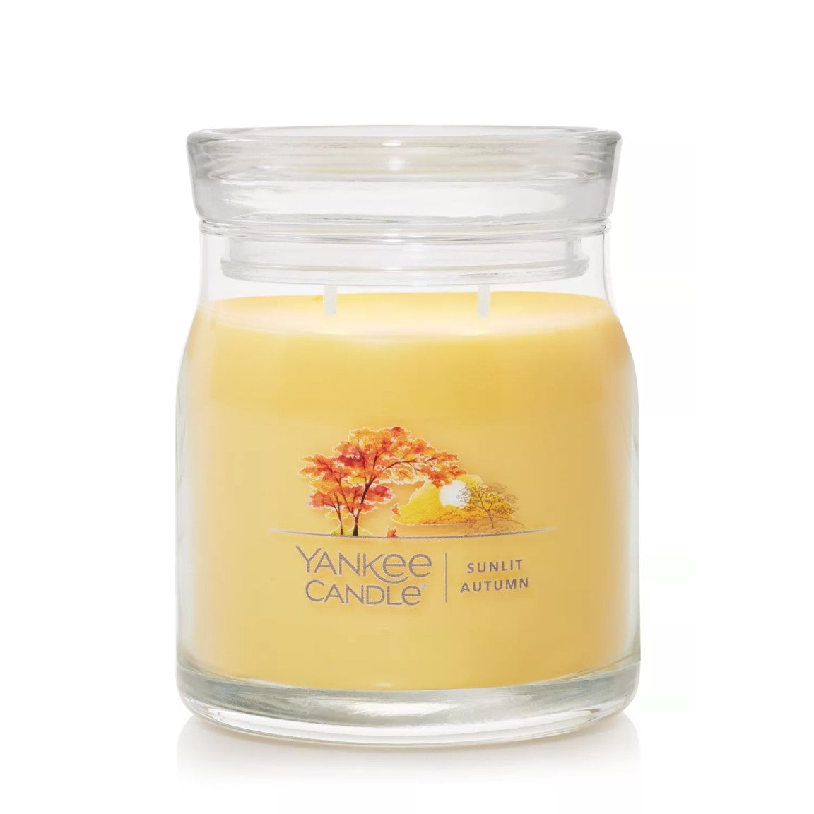 Yankee Candle Signature Medium Jar Candle, 2-wicks (13oz) - Sunlit Autumn