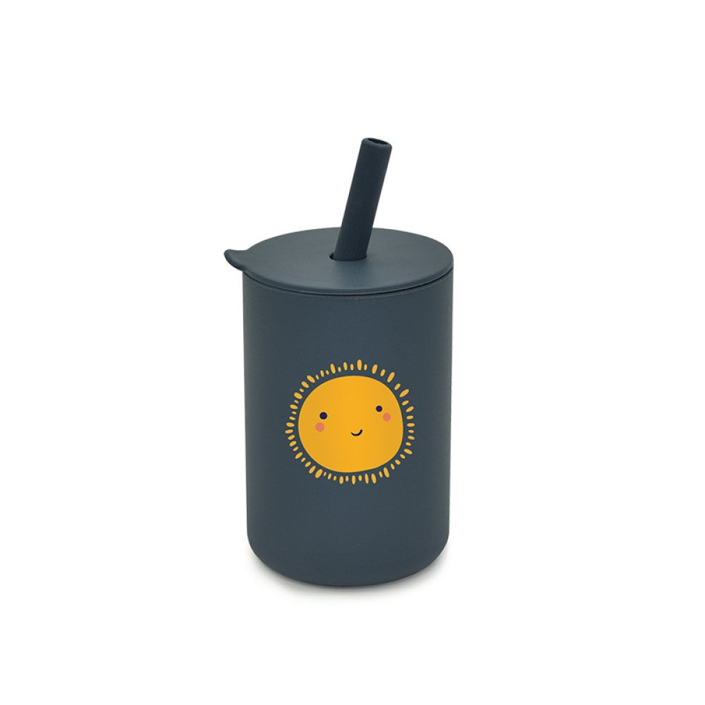 Biomom Silicone Printed Straw Cup (13 Designs)