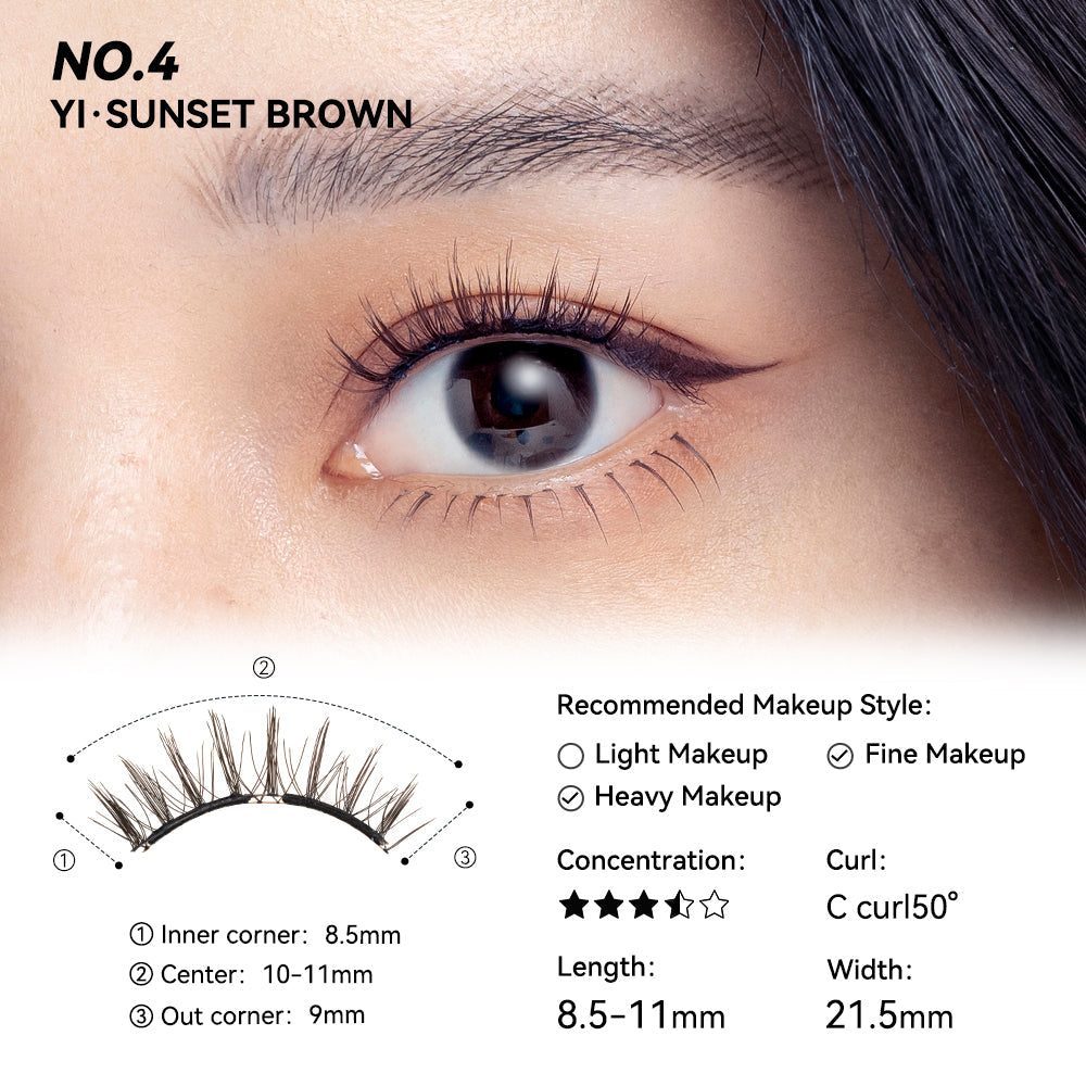 WOSADO Soft Magnetic Eyelashes (20 Types) - Pupsik Singapore