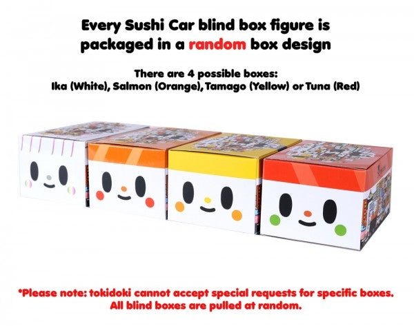 Tokidoki Sushi Cars Blind Box
