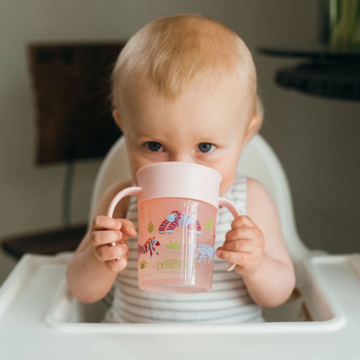 Dr. Brown’s Milestones Cheers360 Cup with Handles, 7 oz/200 mL (4 Designs) | 6M+ - Pupsik Singapore