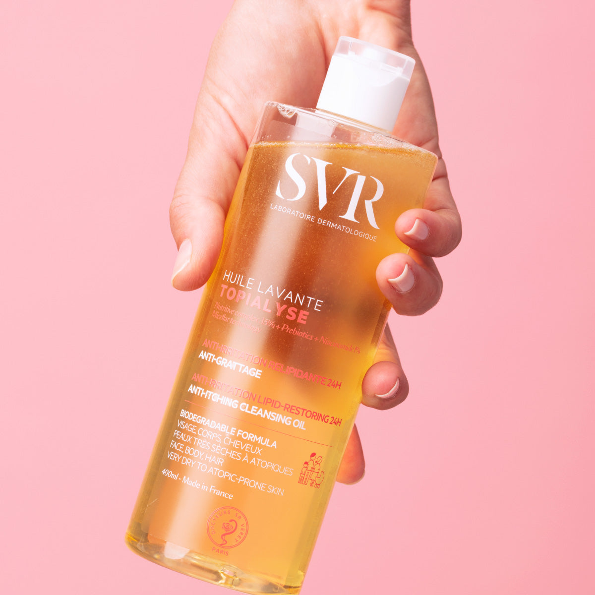 SVR Topialyse Huile Lavante Micellar Cleansing Oil, 200ml (Exp 10/25)