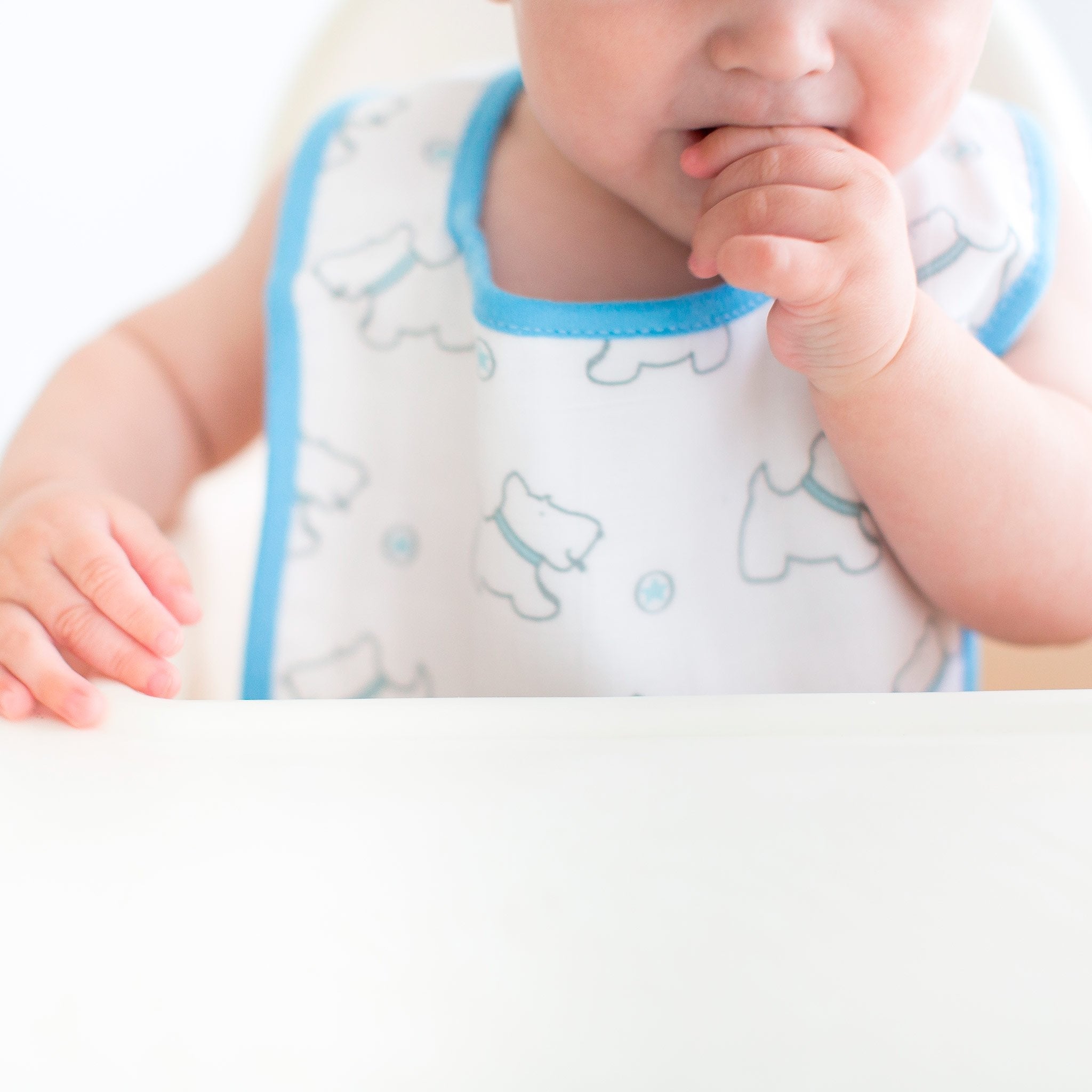 SwaddleDesigns Muslin Baby Bibs - Tiny Triangles & Serenity Stripes, 2pk (3 Colors)