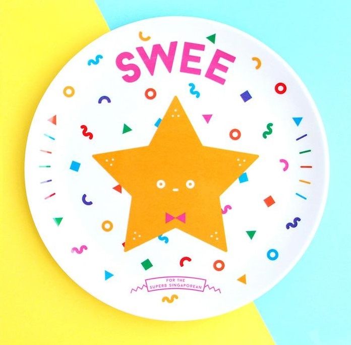 The Little Drom Store Melamine Plate (8 inch) (25 Designs)