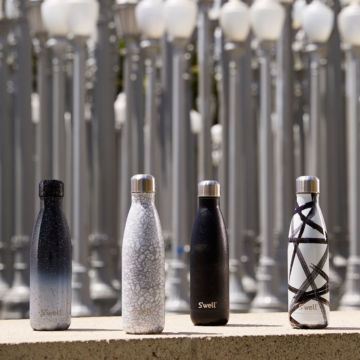 S'well Insulated Reusable Water Bottle, 17oz - Exotics Collection (5 Designs)