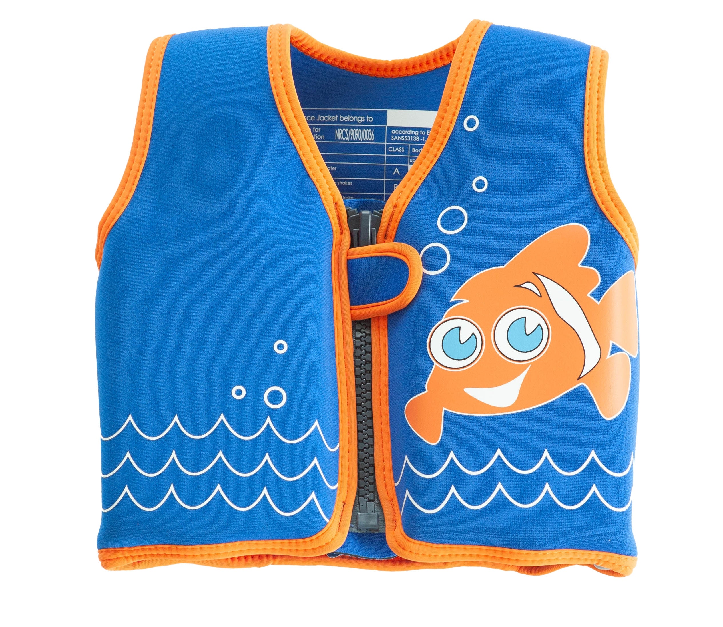Konfidence Original Children Swim Jacket - Scoot the Clownfish