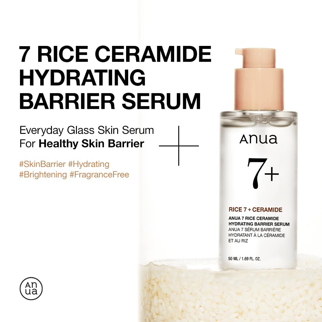Anua Rice 7 Ceramide Hydrating Barrier Serum, 50ml (Exp 02/28)