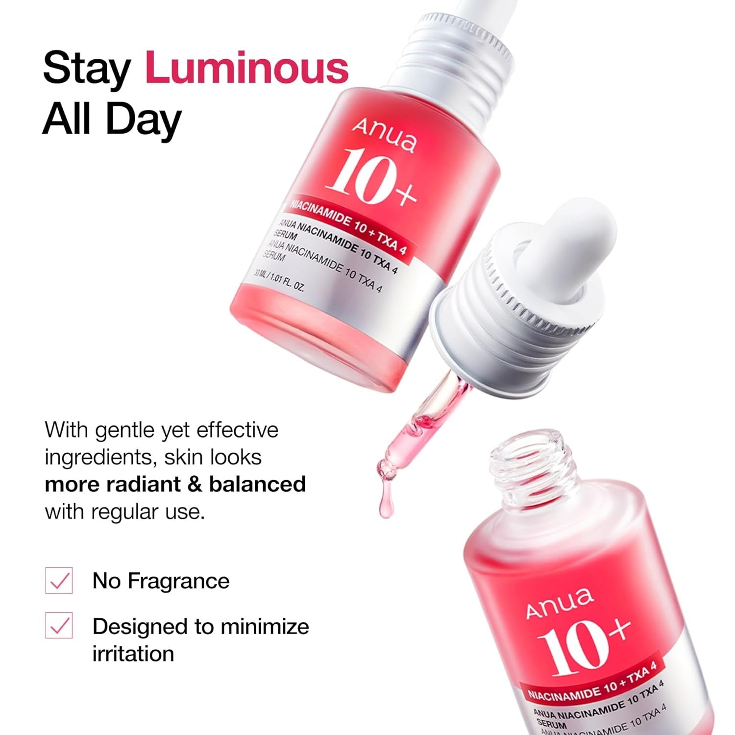 Anua Niacinamide 10% + TXA 4% Dark Spot Correcting Serum, 30ml (Exp 06/28)
