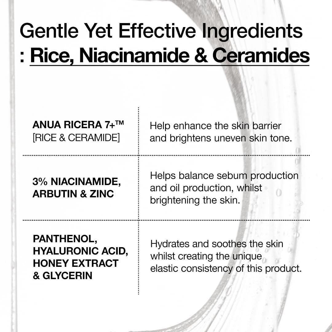 Anua Rice 7 Ceramide Hydrating Barrier Serum, 50ml (Exp 02/28)