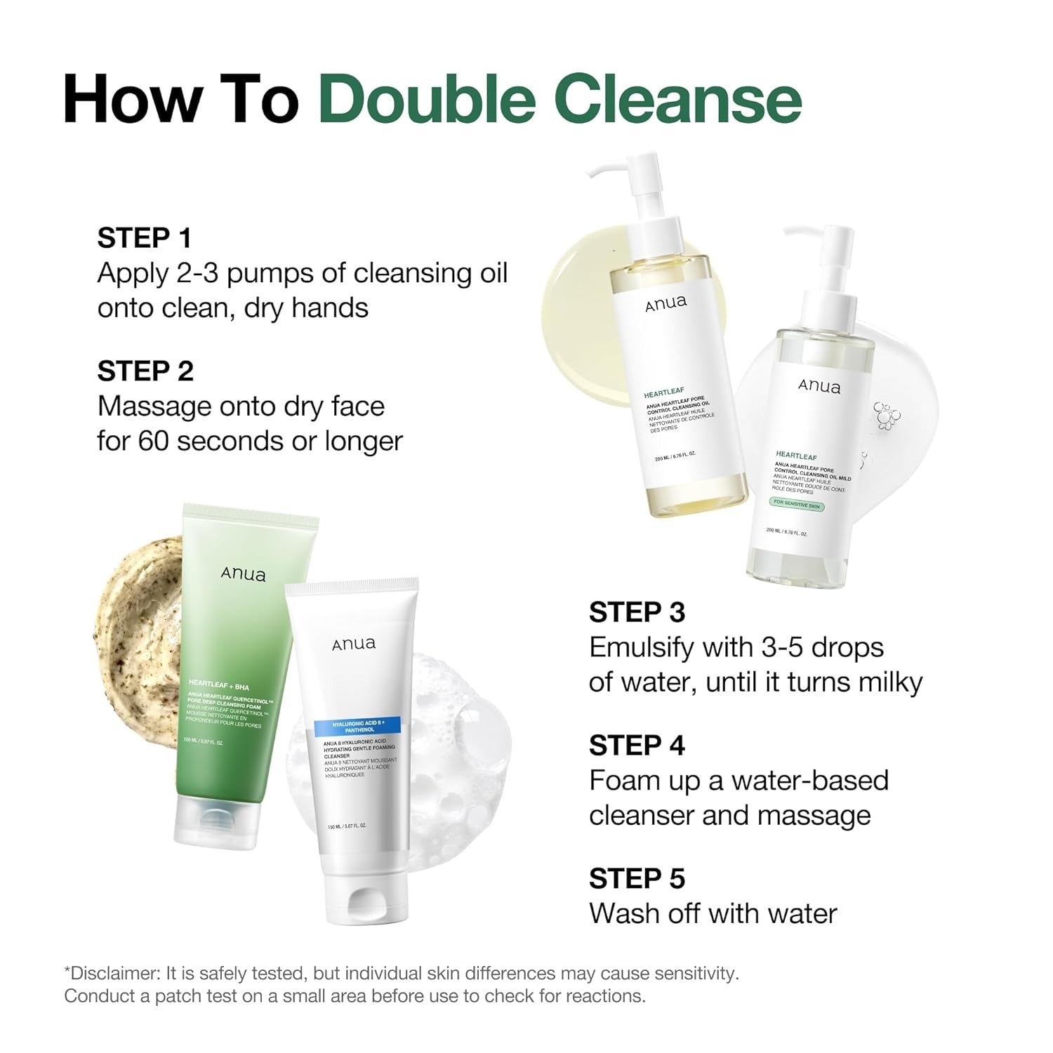 Anua Heartleaf Pore Control Cleansing Oil (2 Sizes)