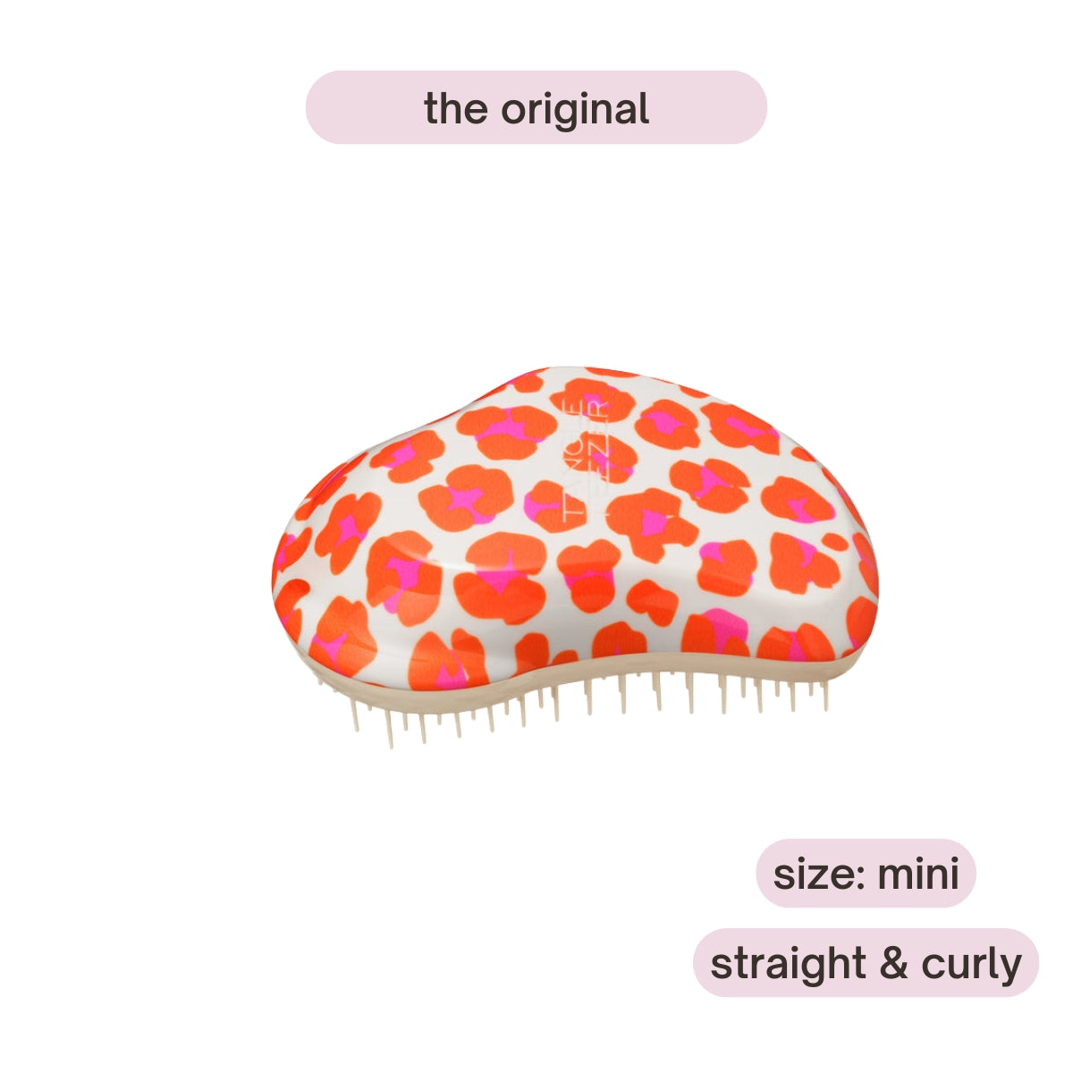 Tangle Teezer Original Detangling Mini Hairbrush, Straight & Curly (5 Designs)