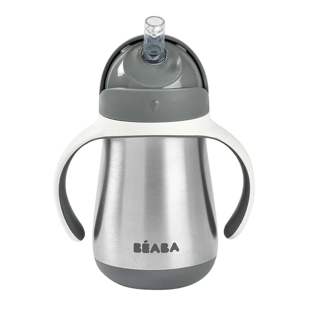 Beaba Stainless Steel Straw Cup (250ml) - 5 Colors