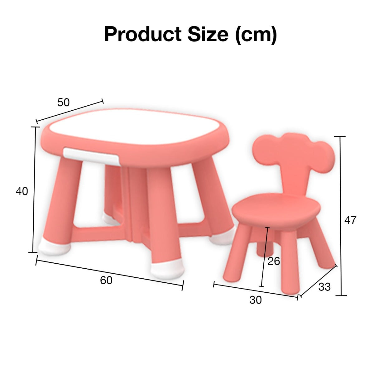 BeBespace Little Elephant Table and Chair Set