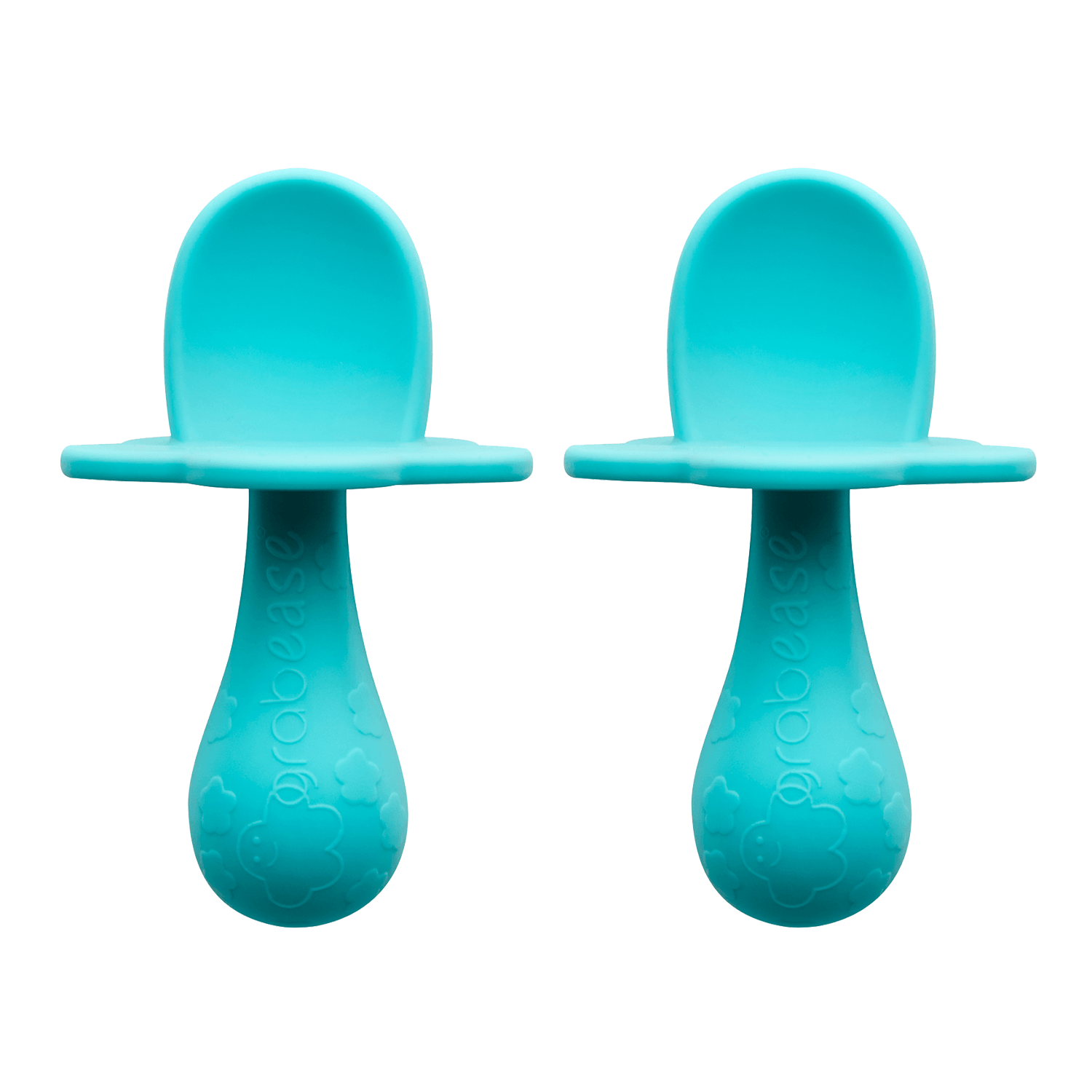 Grabease Double Silicone Baby Spoon Set (3 Colours) - Pupsik Singapore