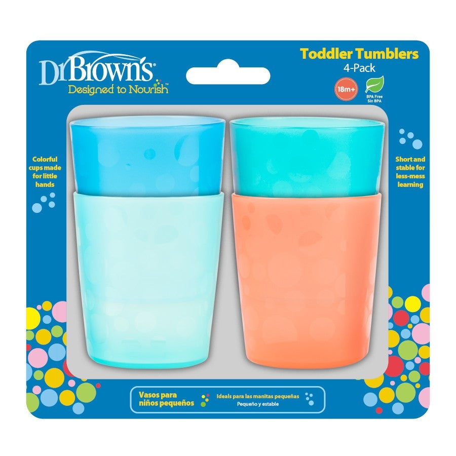 Dr. Brown’s Designed to Nourish Toddler Tumblers (4pk)
