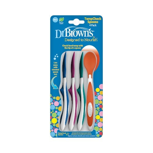Dr. Brown’s Designed to Nourish TempCheck Spoons (4pk)