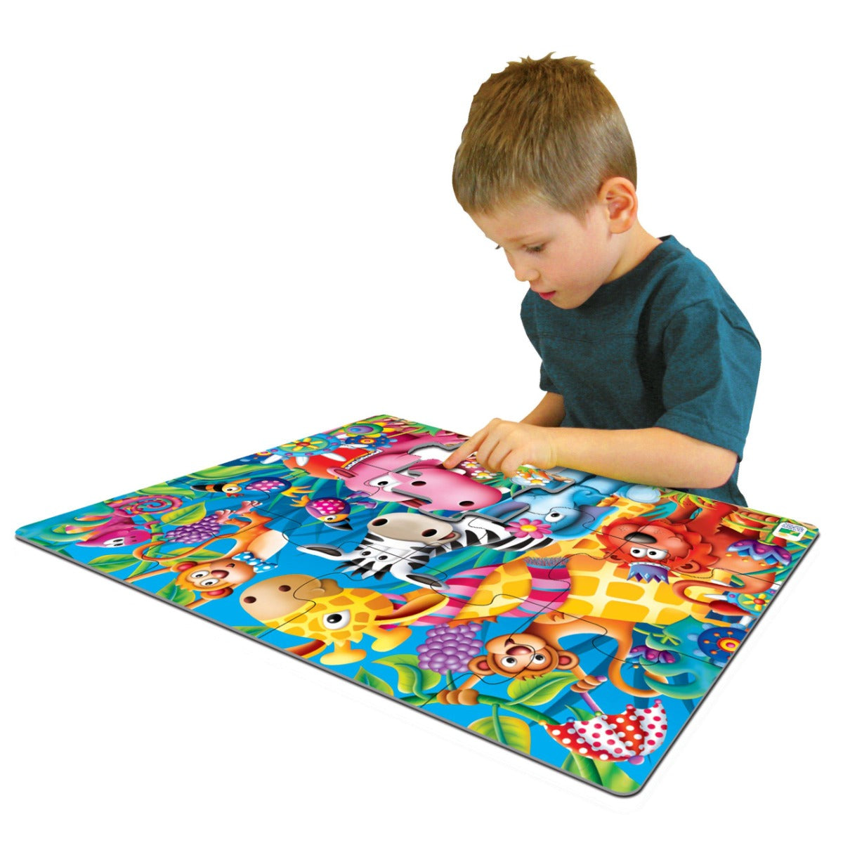 The Learning Journey My First Big Floor Puzzle - Jungle Friends