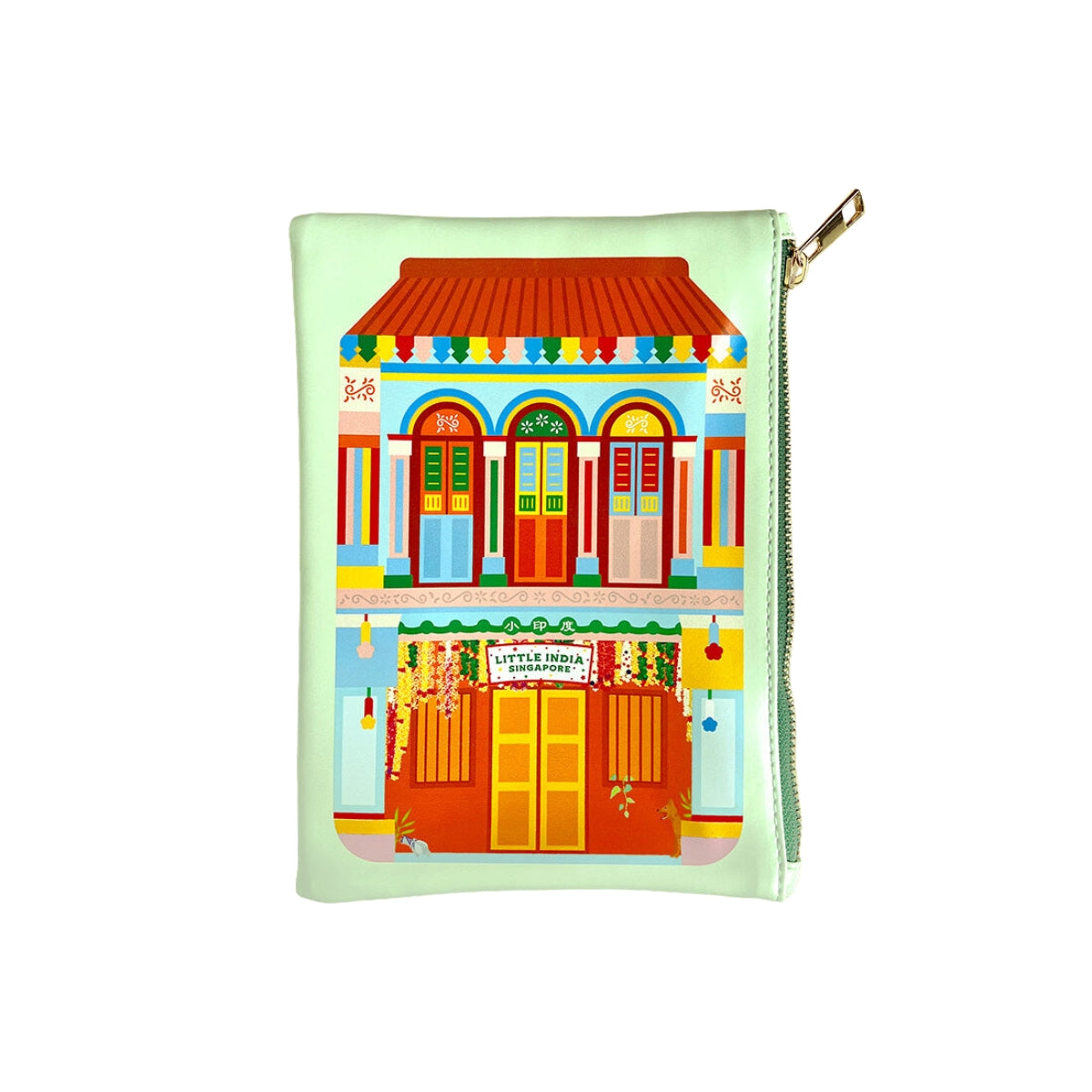 The Little Drom Store PU Zip Pouch (3 Designs)